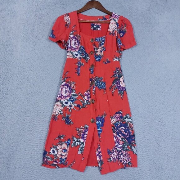 Maeve Dresses & Skirts - Anthropologie Maeve Dress Women 4 Floral Caldwell Sheath Boho Prairie Cottage